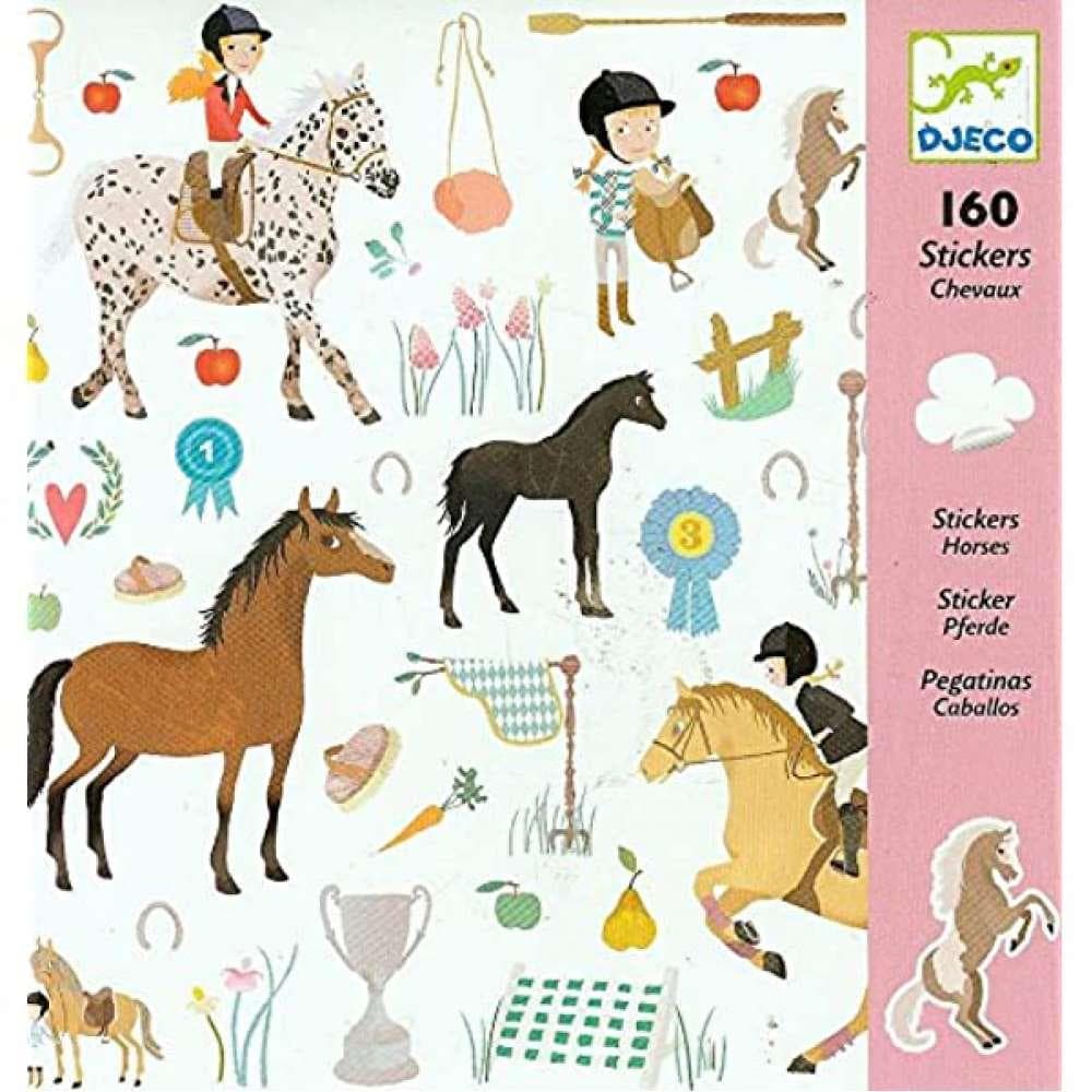 Autocolantes Cavalos 160 Peças