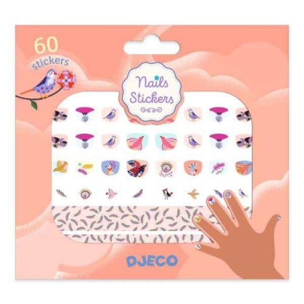 Djeco 50 Autocolantes para Unhas Penas