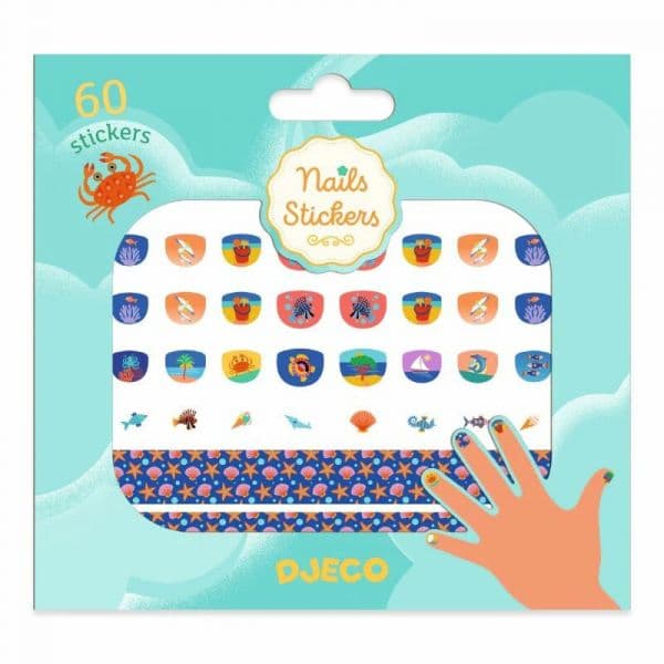 Djeco Autocolantes Unhas Mar/Praia Dj09244