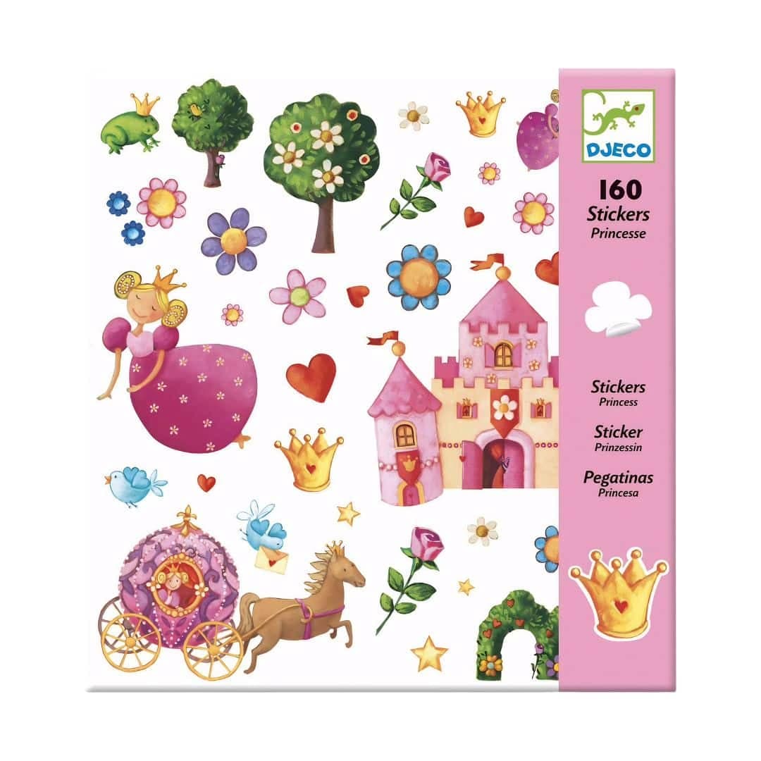 Djeco fadas cintilantes – 160 autocolantes glitter +4 anos