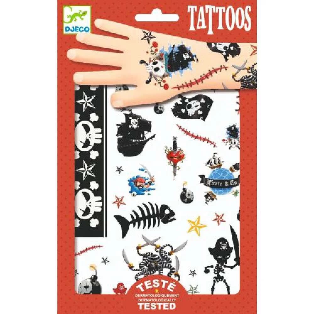 DJECO Tatuagens Piratas DJ09584 - 3070900095847