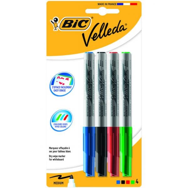 Velleda Marcador 1741 Velleda 4 Cores