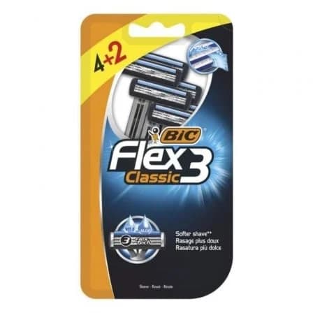 Bolha de barbear masculina flex 3 classic 4+2 unidades