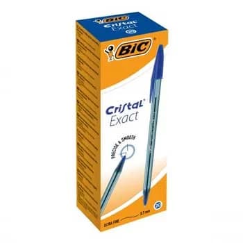 Esferográfica BIC Cristal Exact Azul 0,7mm 20un (1 Uni.)