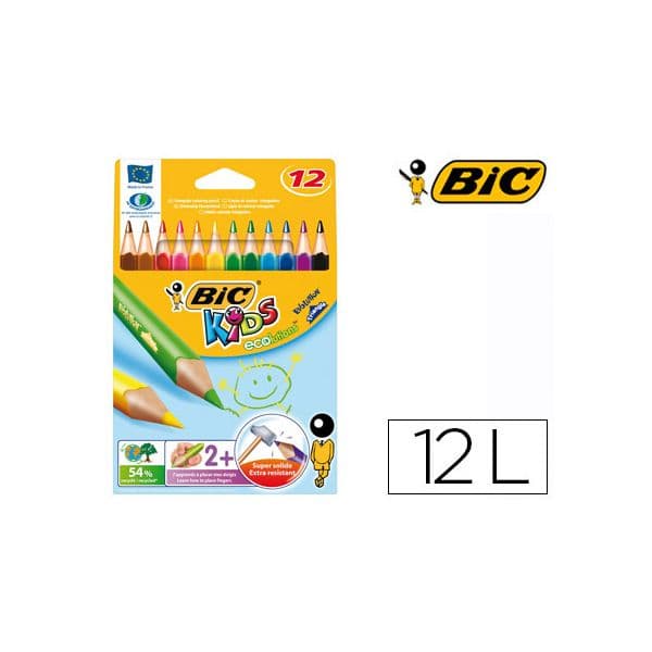 BiC 12 de Cor Kids Evolution Triangle - 829735