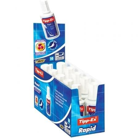 Tipp-ex Garrafa de Corrector Líquido Tipp-ex Rapid Caja -10