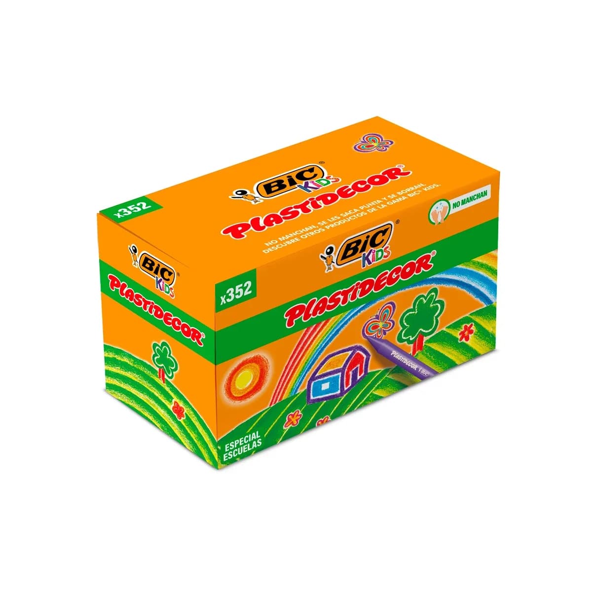 Lapis de cera plastidecor caixa de 352 cores