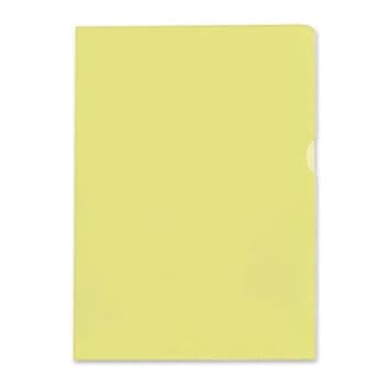 Bolsa Pl stico em L A4 90mic Amarelo 100un