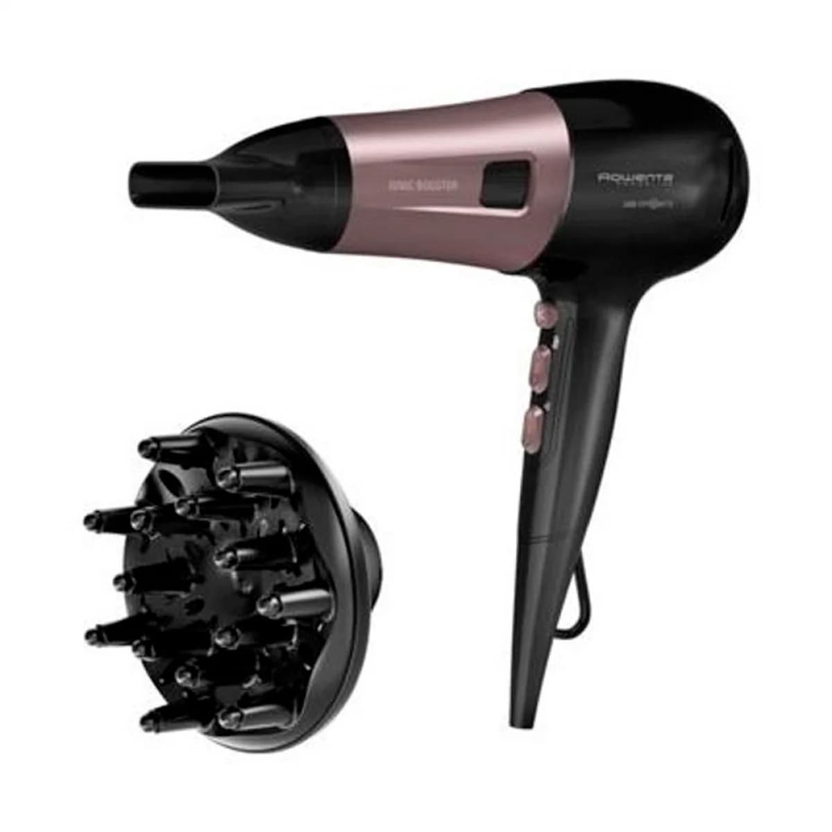 Rowenta Powerline CV5940 secador de cabelo 2100 W Preto, Rosa
