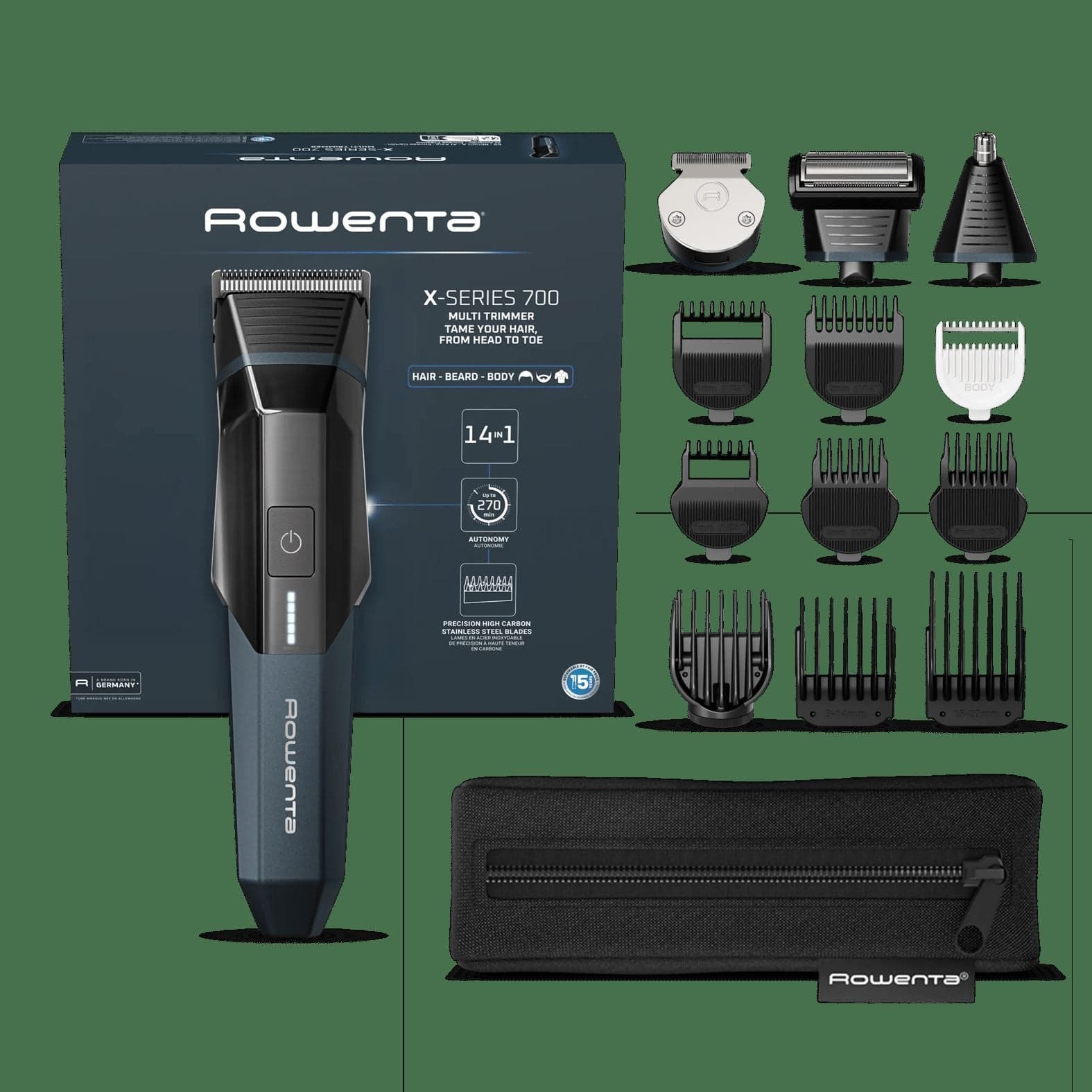 ROWENTA - APARADOR MULTIFUNÇÕES X-SERIES 700 14 EM 1 TN9650E0