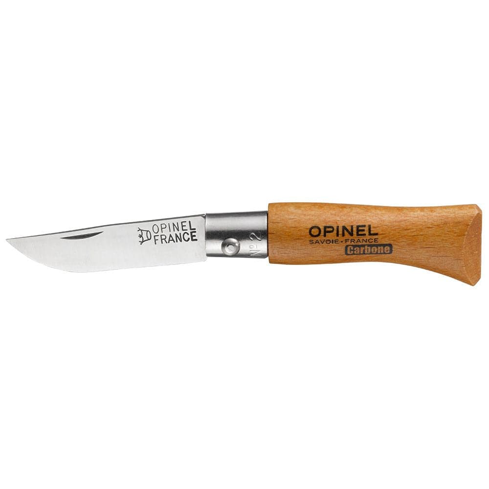 NAVALHA DE AÇO DE CARBONO Nº2, LÂMINA DE 3,5CM. OPINEL