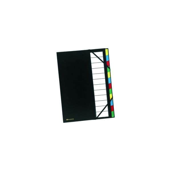 Exacompta 6 un. Capas Classificadoras Capa Dura A4 Preto - 55341E