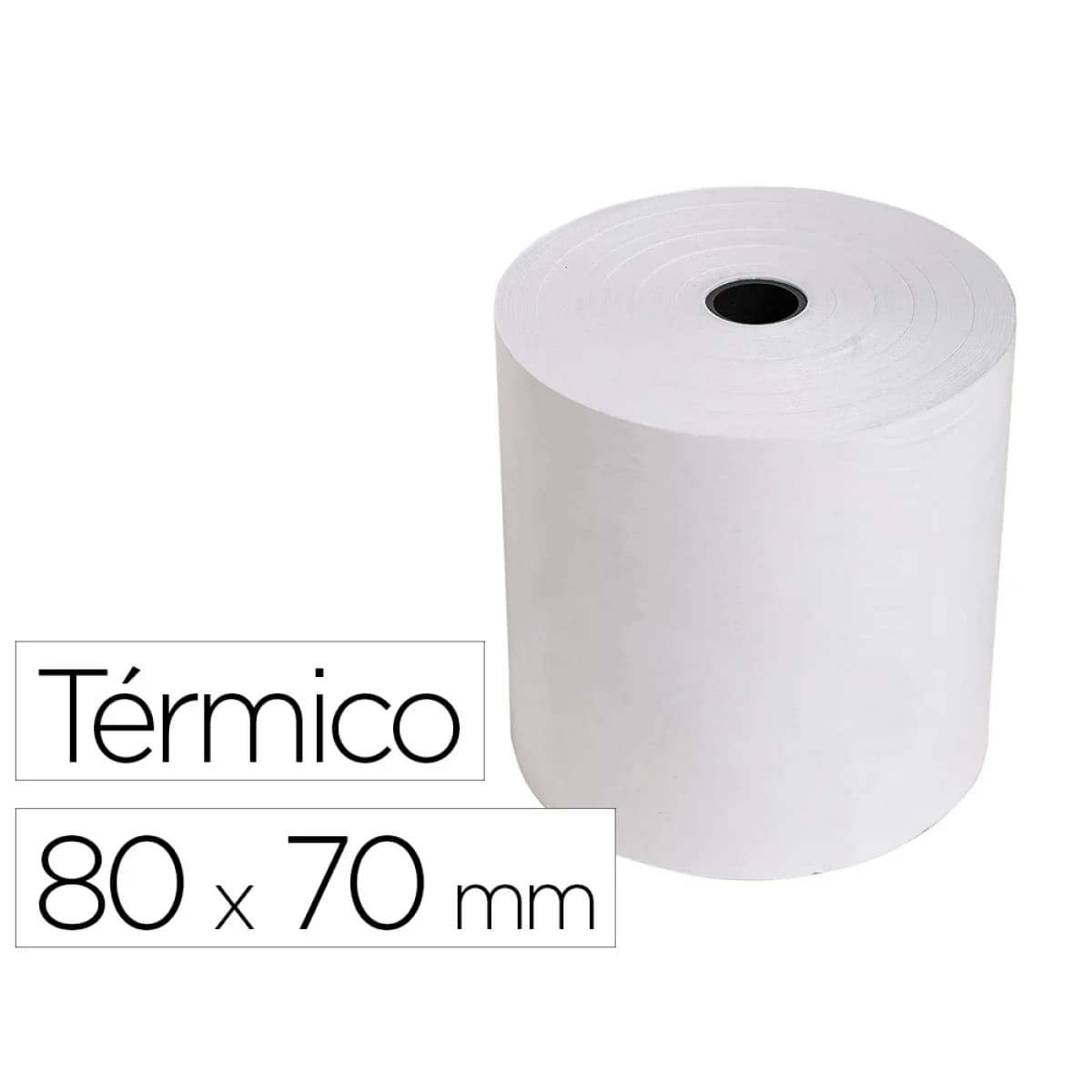 Exacompta Rolo de Calculadora Termico 80 X 80 mm 55 g/m2 6 Unidades