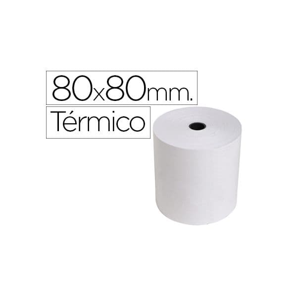 Exacompta Rolo de Calculadora Termico 80 X 80 mm 55 g/m2 6 Unidades