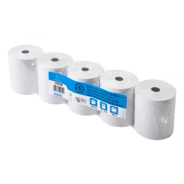 Exacompta Rolo de Calculadora Termico 80 X 80 mm 44 g/m2 5 Unidades