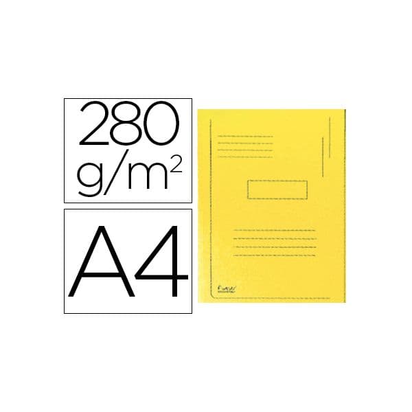 Exacompta Classificador Cartolina Reciclada A4 280g/m2 Amarelo 50 un.