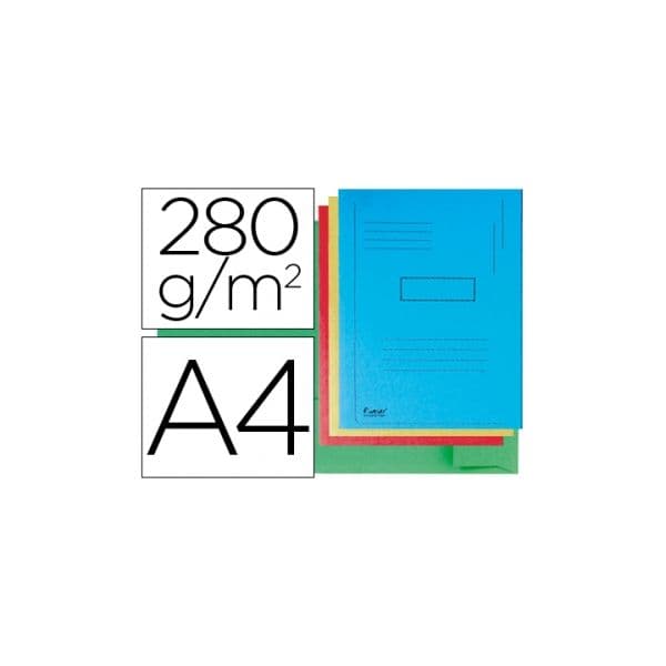 Exacompta 50 Classificadores Cartolina Reciclada A4 280g/m2 Sortido - 445000E
