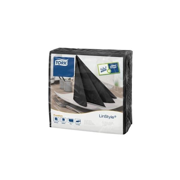 Tork Guardanapo Linstyle TNT 39x39 cm Preto