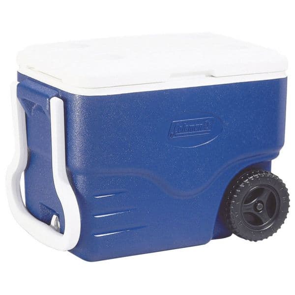 Coleman GELEIRA RÍGIDA COM RODAS 40QT Performance Cooler (38L) White & Blue - 2000036087