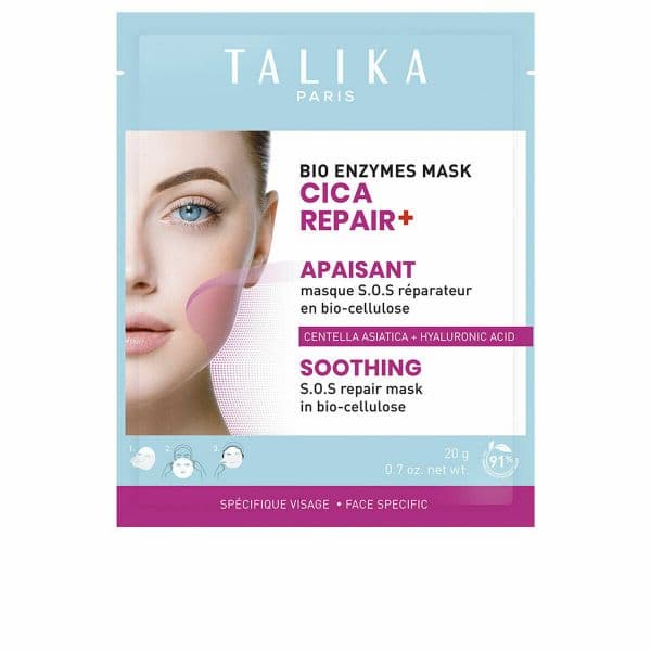 Talika Bio Enzymes Mask Cica Repair+ Máscara Facial Pele Problemática e Acne 20g