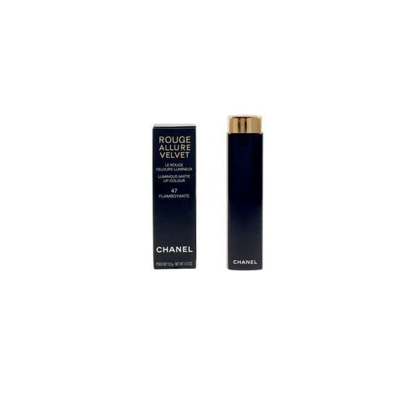 Chanel Rouge Allure Velvet Batom com Efeito Aveludado com Efeito Matificante Tom 47 Flamboyante 3,5g
