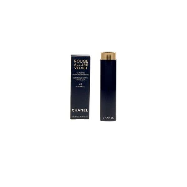 Chanel Rouge Allure Velvet Batom com Efeito Aveludado com Efeito Matificante Tom 48 Ardente 3,5g