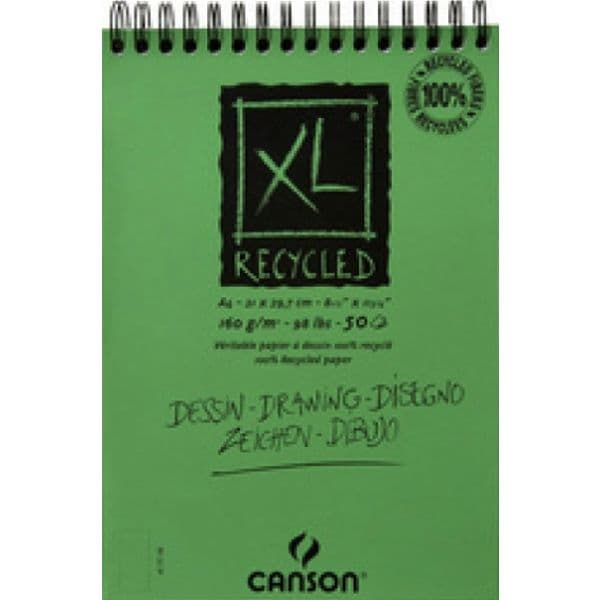 Canson Bloco de Desenho A5 Especial XL Recyclé 160g 25Fls