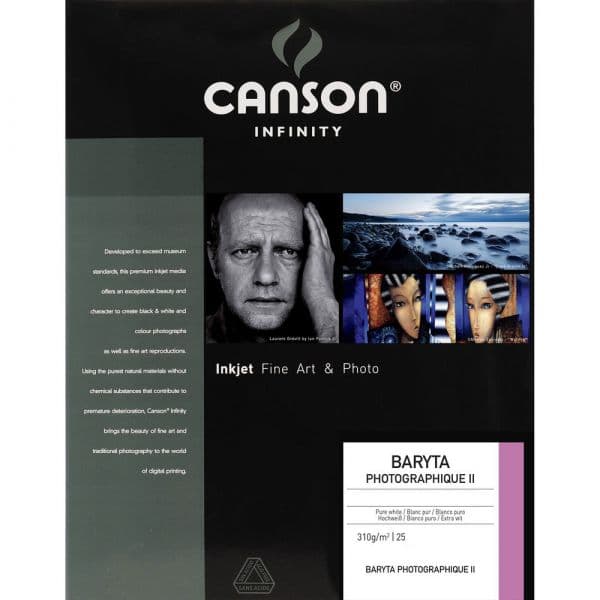 Canson Papel Foto Infinity Baryta Photo II 310G A2 25F