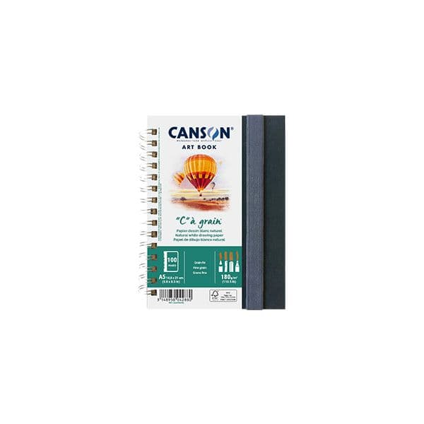 Canson Caderno Artbook C à Grain A5 180gr 100 Fls 1 Un.