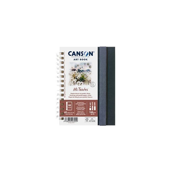 Canson Caderno Artbook Mi-teintes A5 160gr 80 Fls 1 Un.