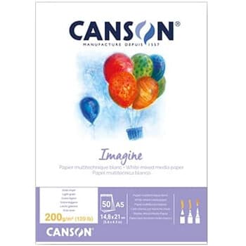 Canson Bloco de Desenho A5 Imagine 200g 50 Fls - 1086009