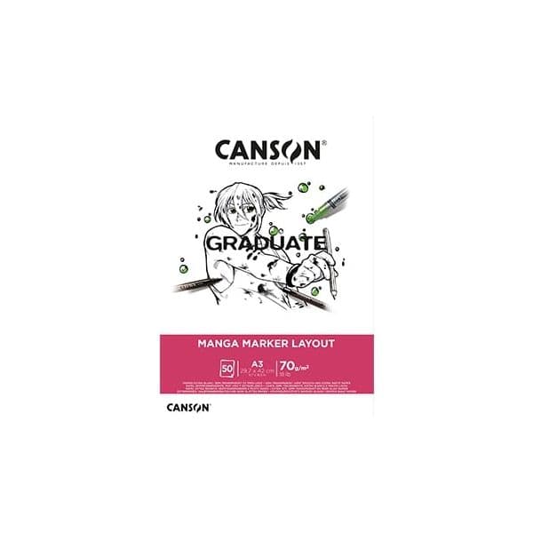 CANSON Graduate Manga Marker Layout A3 70g 50 Folhas