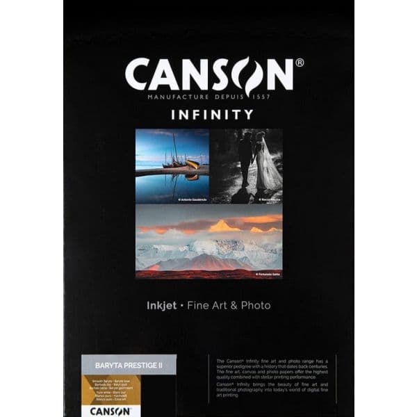 Canson Papel Fotográfico Infinity Baryta Prestige II 340G A4 10F