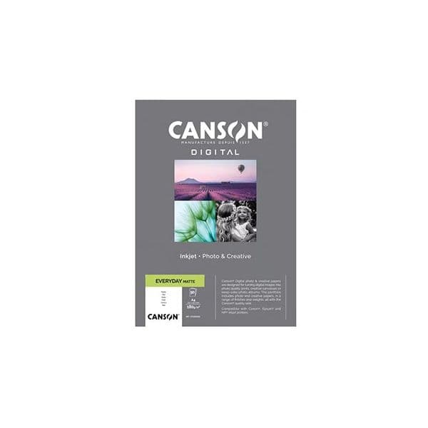 Canson Papel 180gr Foto Everyday Matte A4 50 Fls 1 Un.