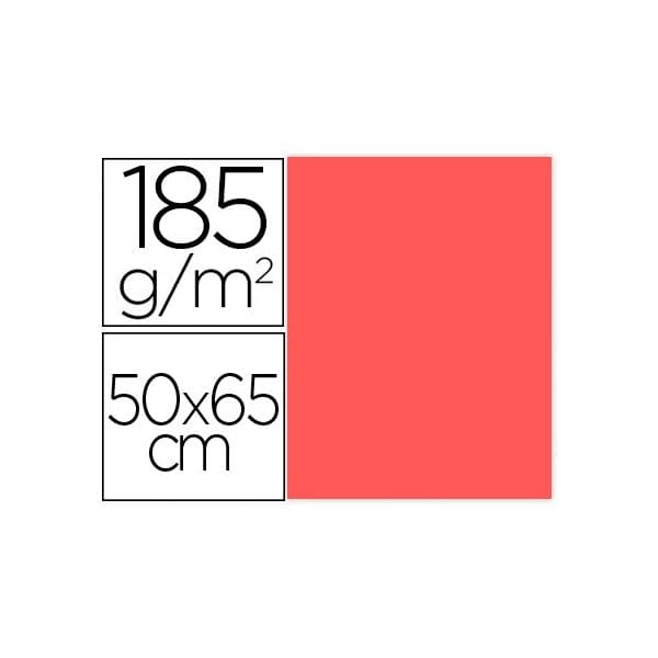 Guarro Cartolina 185 gr. 50X65 cm Coral - OFF079849CE