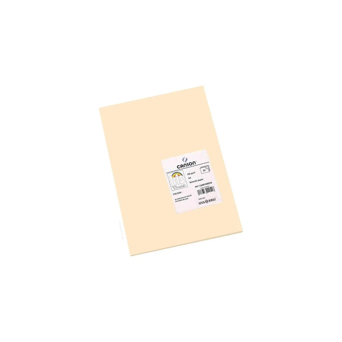Canson Cartolina A4 185 gr. 50 Folhas Bege - 17208016