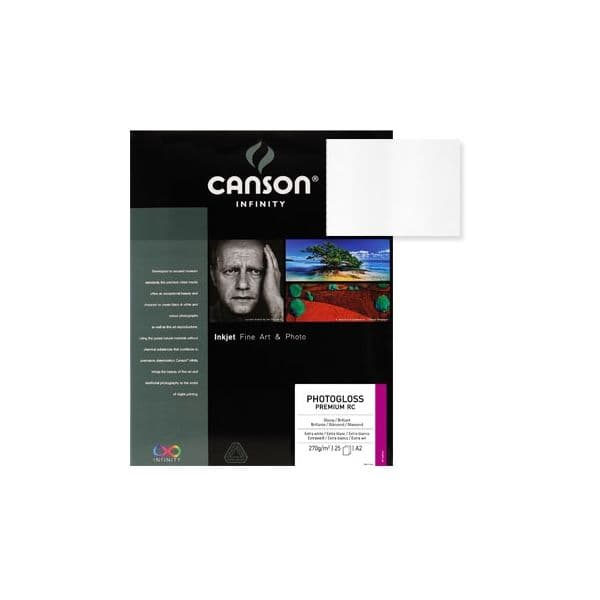 Canson 25 un. Fls Papel A3 Infinity Photo Gloss Premium RC 270g