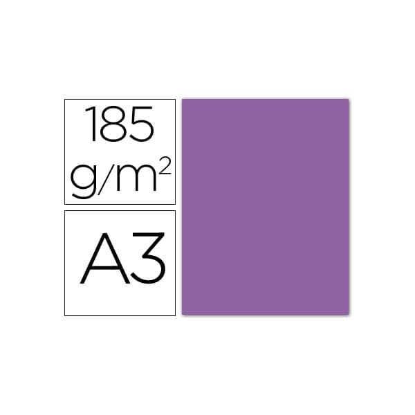 Guarro Cartolina A3 Violeta 185 gr. (50 Folhas) - OFF054766CE