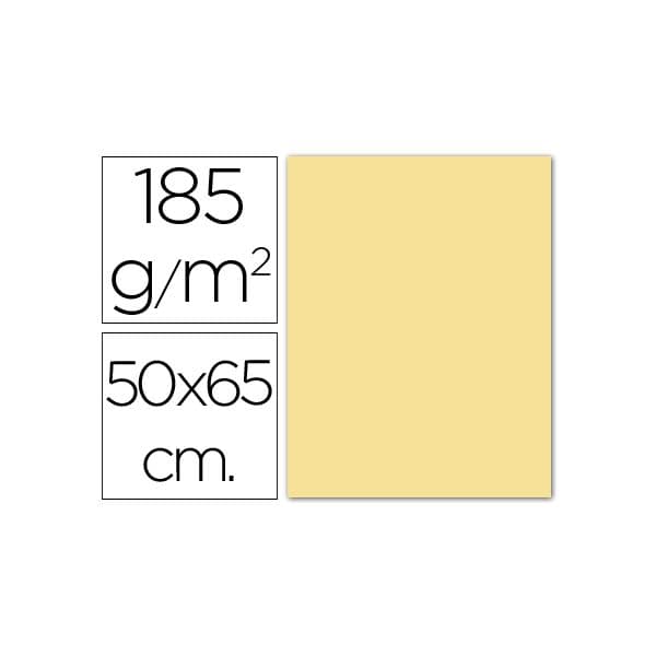 Guarro Cartolina 50X65 185G Creme 25 Un. - 649921