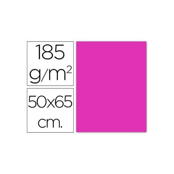 Guarro Cartolina 50X65 185G Fúcsia 25 Un. - 649932
