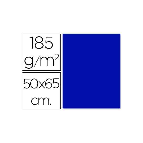 Guarro Cartolina 185 gr. 50X65 cm Azul Marinho - OFF021033CE
