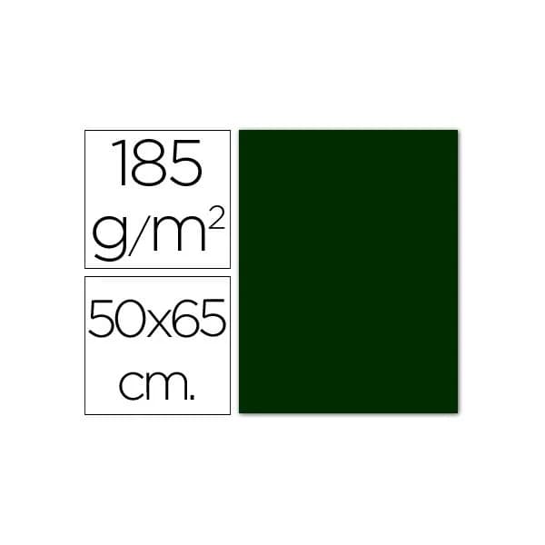 Guarro Cartolina 50X65 185G Verde Amazonas 5 Un.
