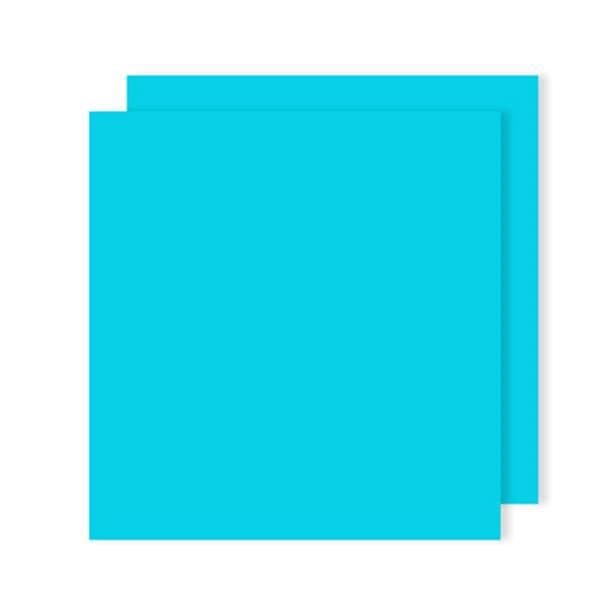 Canson 25 Fls Cartolina Iris 50x65cm 240g Azul Turquesa - 17240378