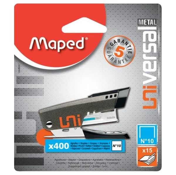 Maped Agrafador Universal Metal Nº10 com Cx de Agrafos