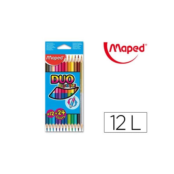 Maped ColorPeps Duo Colors 12 Cores