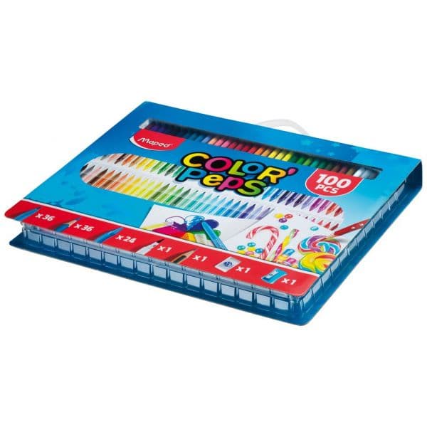 Maped Kit Pintura Maped Color Peps c/ 100 Pcs - MAP907003