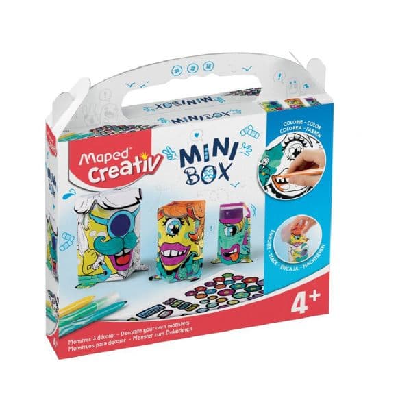 Maped Caixa Mini Monstros Constrói e Decora