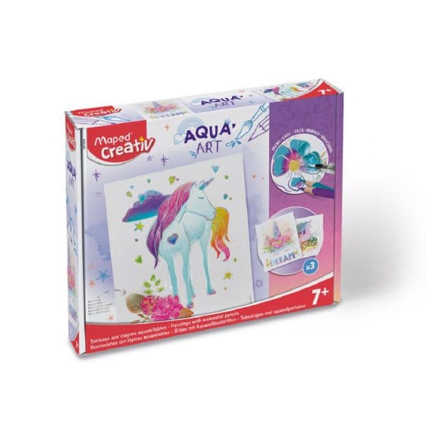 Maped Caixa Pintura Aqua'art Unicórnios