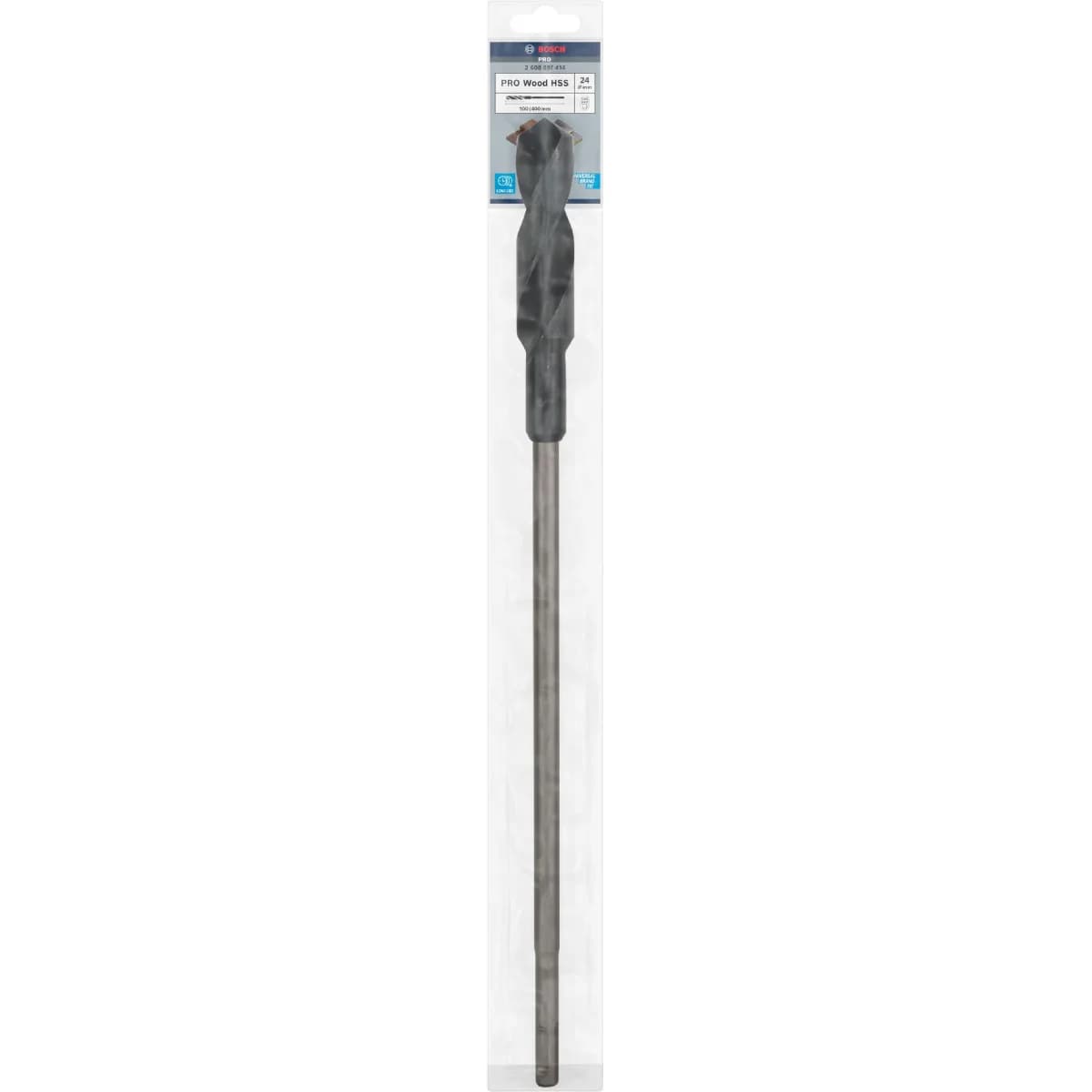 Broca para cofragens PRO Wood HSS, 24 x 100 x 400 mm, SDS plus refª 2608597414 BOSCH - 2608597414 - Ferramentaspro.pt
