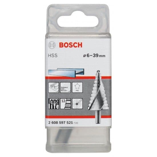 Broca escalonada HSS refª 2608597521 BOSCH